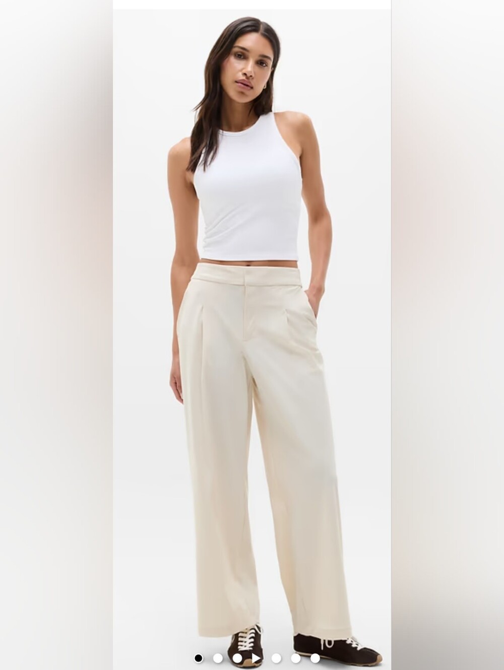 Athleta Pinnacle High Rise Wide Leg Trouser Pants